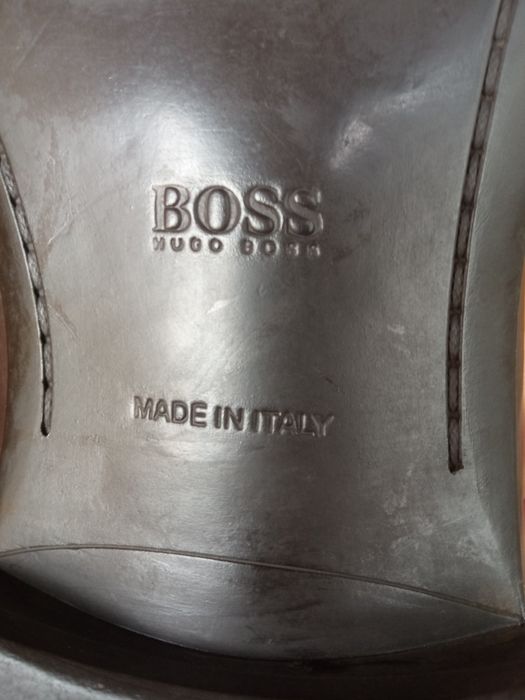 Hugo Boss Original туфли кожаные муж Р 10 ( 44) стелька 29,5 см