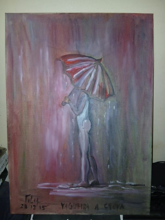 Varias pinturas a pincel.