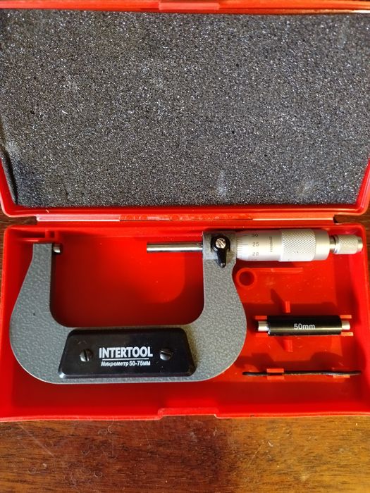 Мікрометр 50-75мм INTERTOOL MT-3034