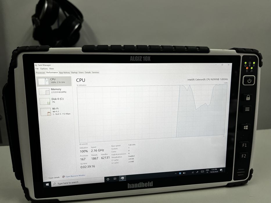 Захищений планшет Handheld Algiz 10X