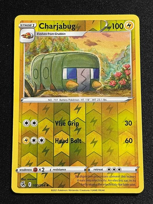 Carta Pokémon Charjabug 100/264 Fusion Strike