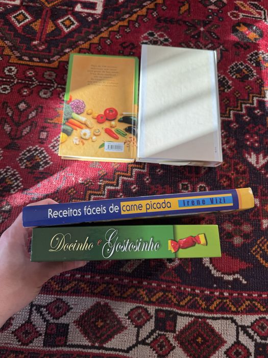 Leite de 5 livros alimentos / culinária
