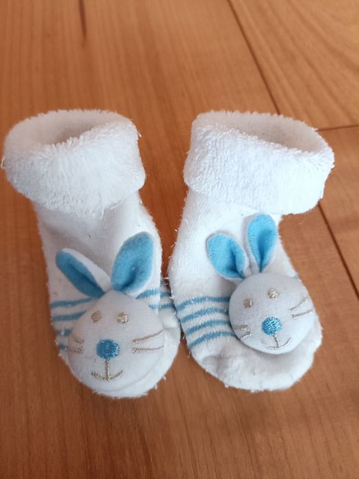 6 pares de meias bebé recém-nascido (2 polares) + 2 sapatos de Lã