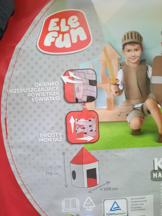 Namiot dzieciecy zamek