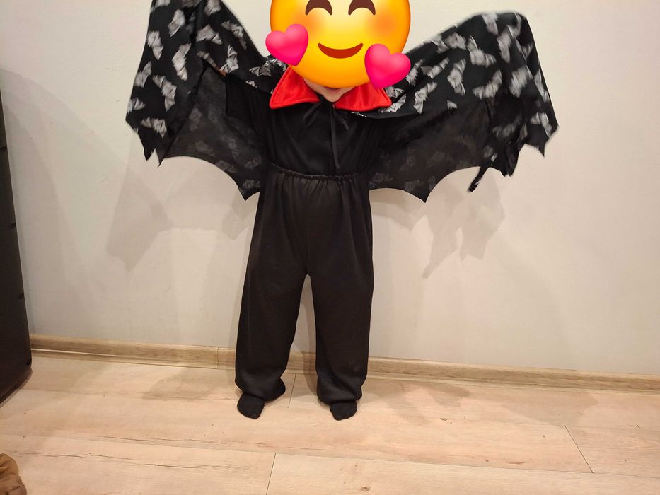 Batman, Wampirek, Dracula, Nietoperz 6-8 Lat Strój, Przebranie
