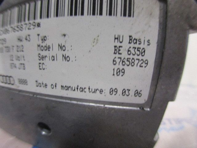 Módulo bluetooth AUDI A6 Avant (4F5, C6)