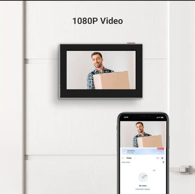 Відеоглазок EZVIZ CP2 1080P з внутрішнім 4.3" дисплеєм