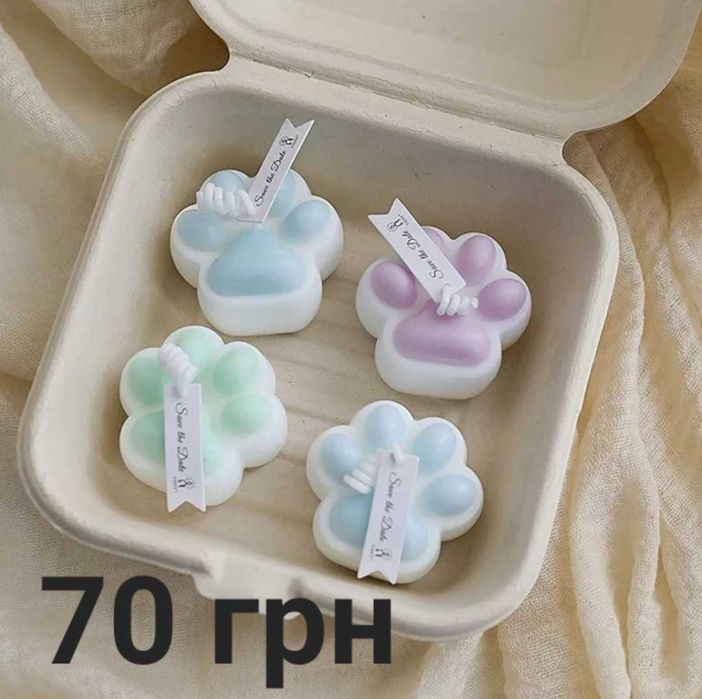 молд силиконовый лапка сквиш