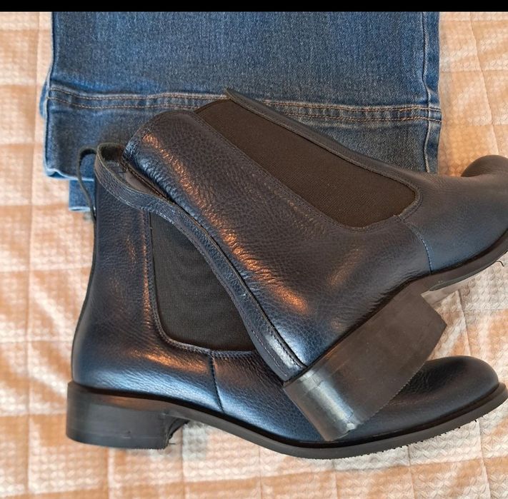 Botki skórzane r 24,7cm
