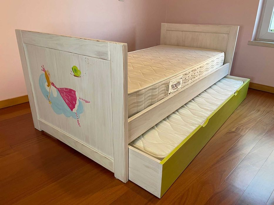 Cama Menina Oficina Rústica