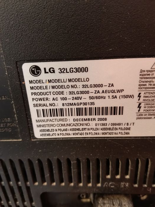 Monitor, telewizor LG 32 cale