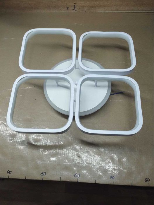 Люстра світлодіодна акрилова Sirius B S2008/4 96W+12W