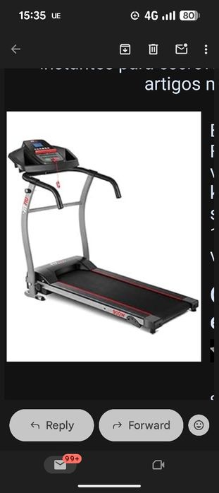 Passadeira elétrica caminhada/corrida