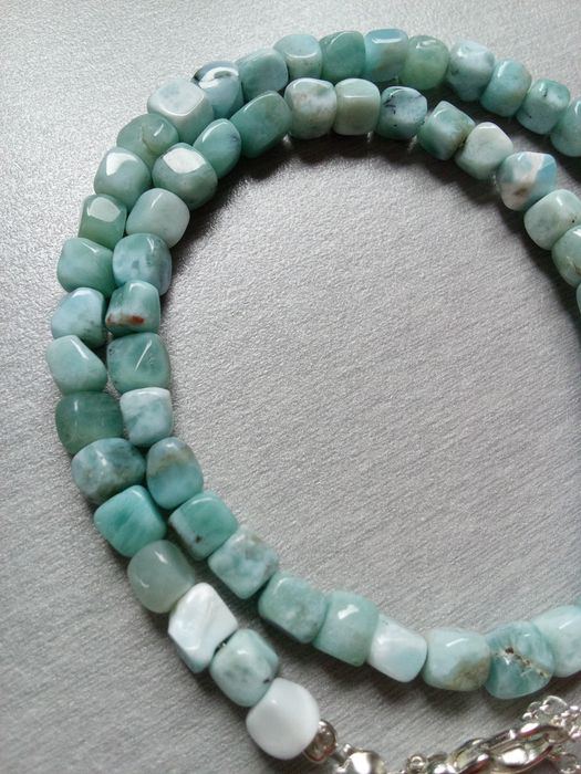 Naszyjnik z Larimarem naturalnym 5 cm