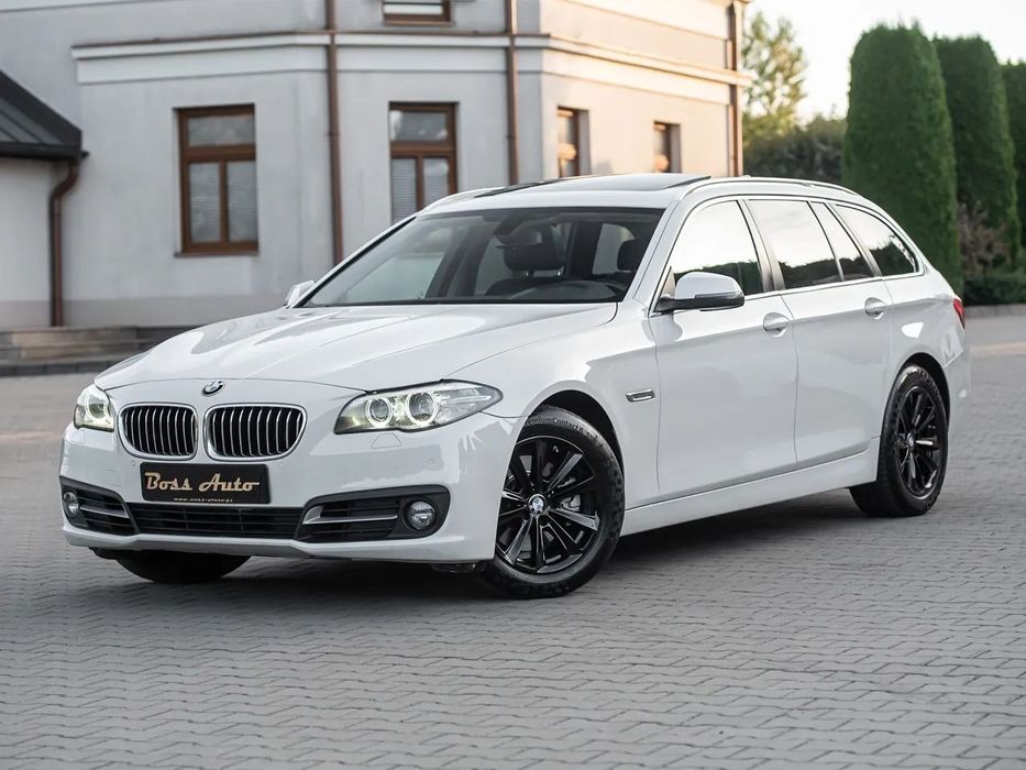 BMW Seria 5 520d LCI XDrive 184KM Navi Pano Led Camera Skóra Full Gwarancjia