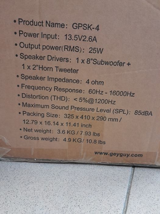 Głośnik GEYGUY Gpsk-4