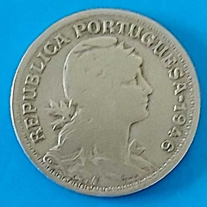 1946 50-Centavo Coin, Portuguese Republic