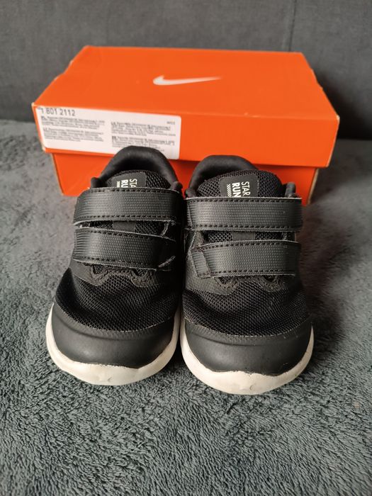 Buty Nike star runner 2 czarno białe 22 wiosna