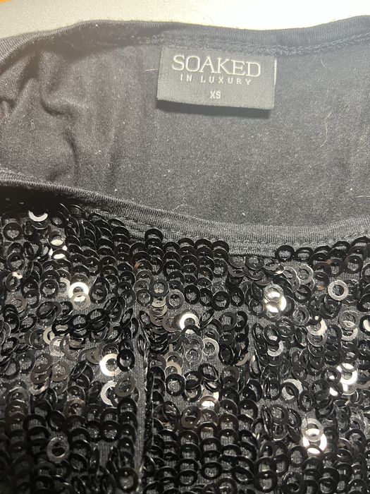 Luksusowy top z cekinami