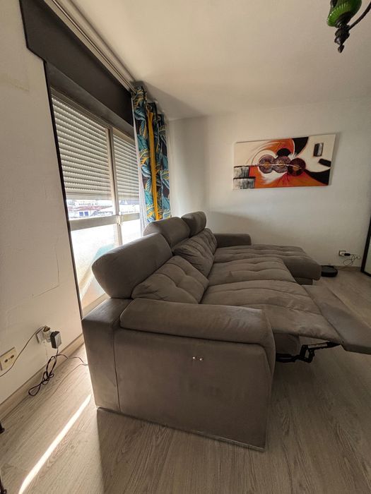 Sofá chaise longue elétrico