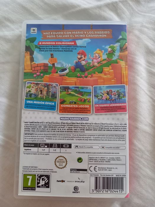 Mario rabbids Nintendo switch
