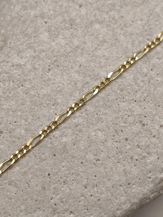 Złoty łańcuszek Figaro 585