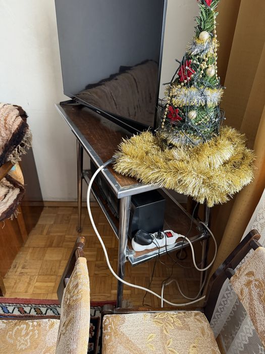 Stolik RTV chromowany Vintage