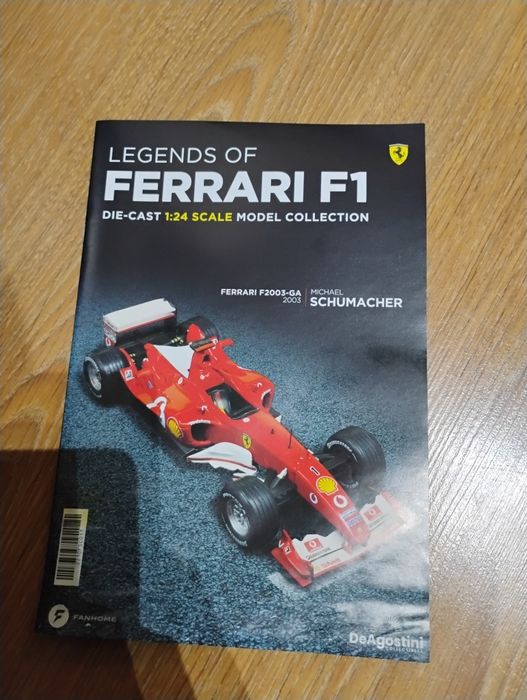 Ferrari F2003- GA - Michael Schumacher - 2003 , deagostini skala 1:24