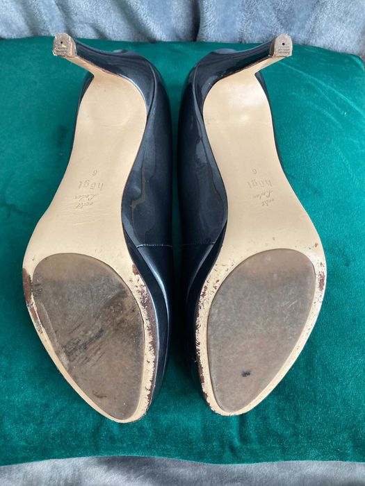 Premium szpilki HÖGL - 100% skóra - rozm. 39 (UK 6)