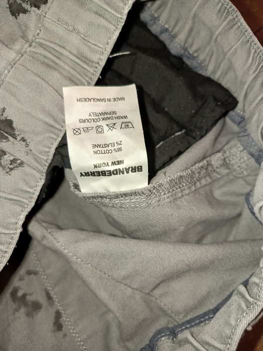 Spodnie zwężane slim tiedye tye dye ze wzorami wzorem