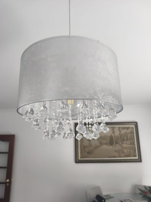Candeeiro tecto cristal