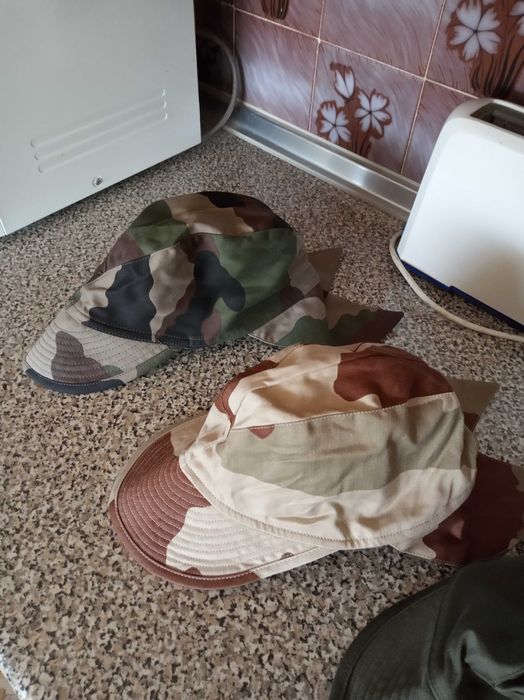 Chapéus do Exército Francês novos bonés e boonies camuflados