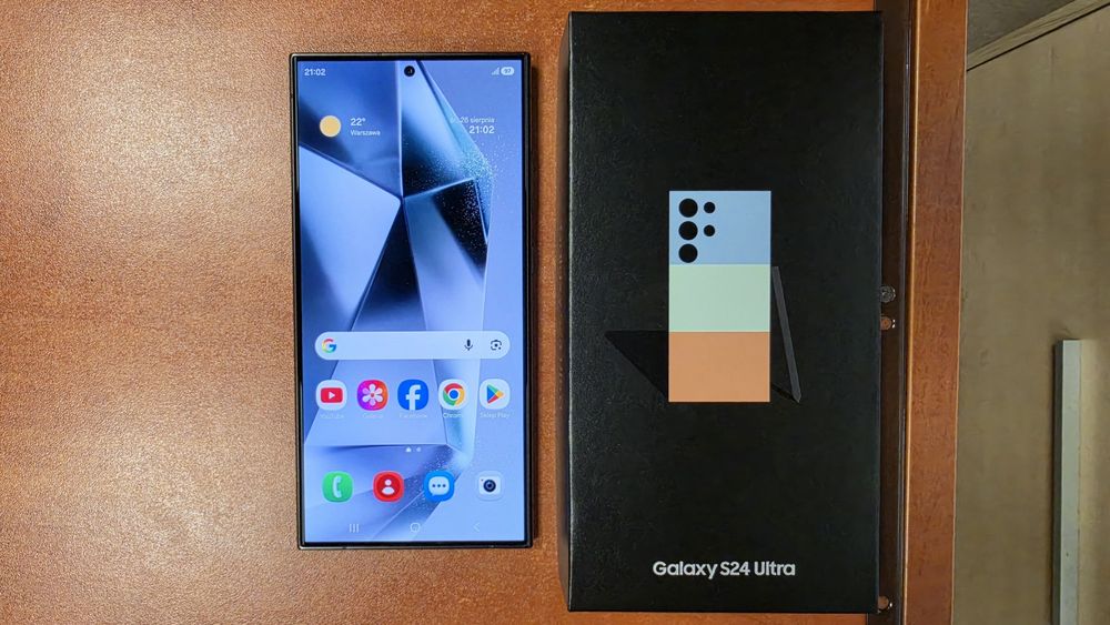 Samsung Galaxy S24 Ultra 5G Dual Sim 512GB/12GB RAM niebieski, stan bdb