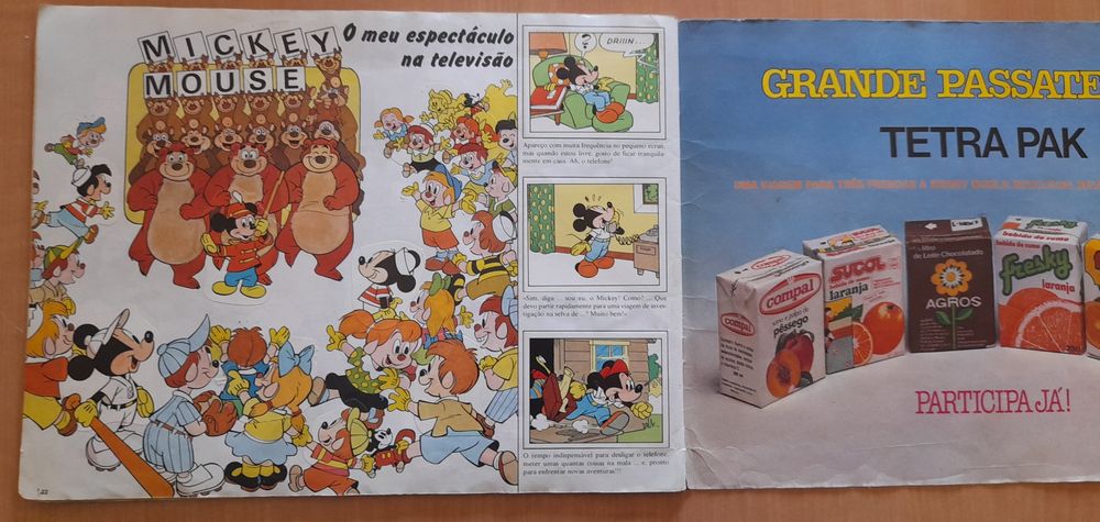 Caderneta Mickey Story