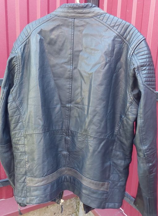 Чоловіча шкіряна куртка  S&L Leatherwear (Нідерланди) • Розмір 48 (М)