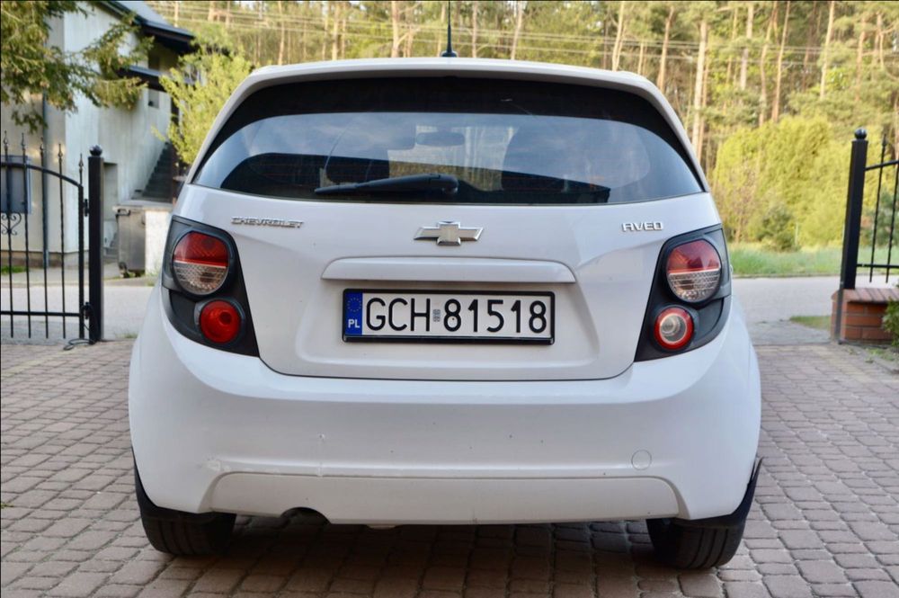Chevrolet Aveo T300 2012 r. 1.3D 95 KM Sprawy Zarejestrowany
