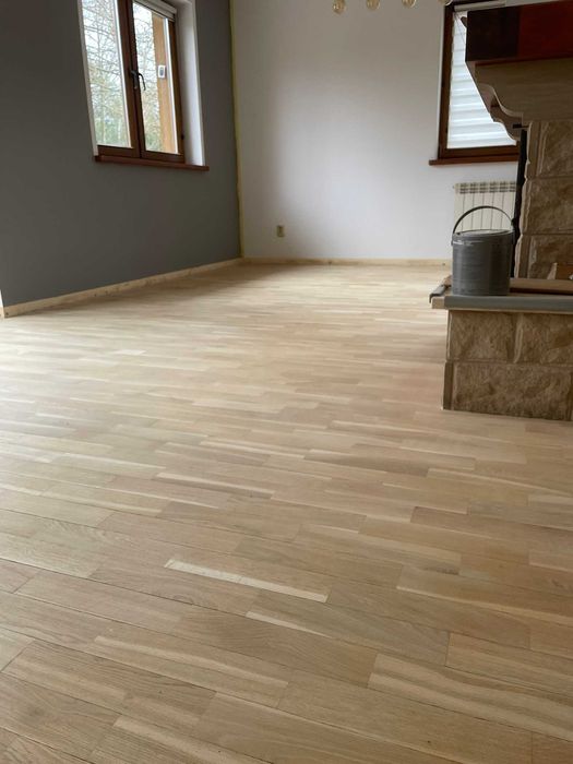 Cyklinowanie, renowacja i układanie  podłóg drewnianych, parkietów