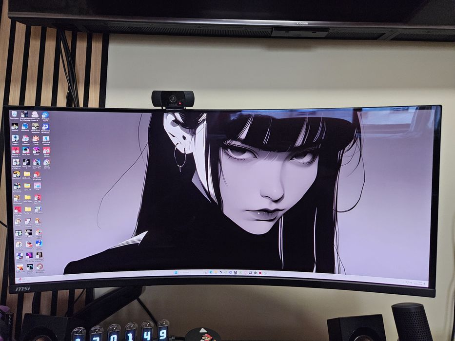 Monitor gamer gaming 34 oled curvo MSI 175hz