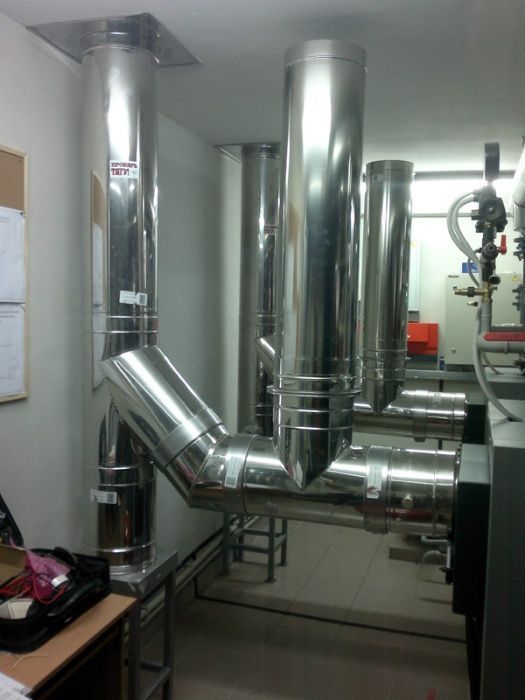 Димохід жароміцний Якість! Ціна! нержавійка сендвіч труба овал короб