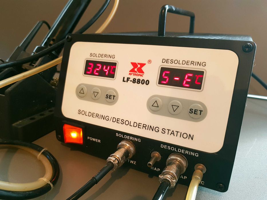 Stacja lutowniczo-rozlutownicza Xytronic LF8800, 100 Watt