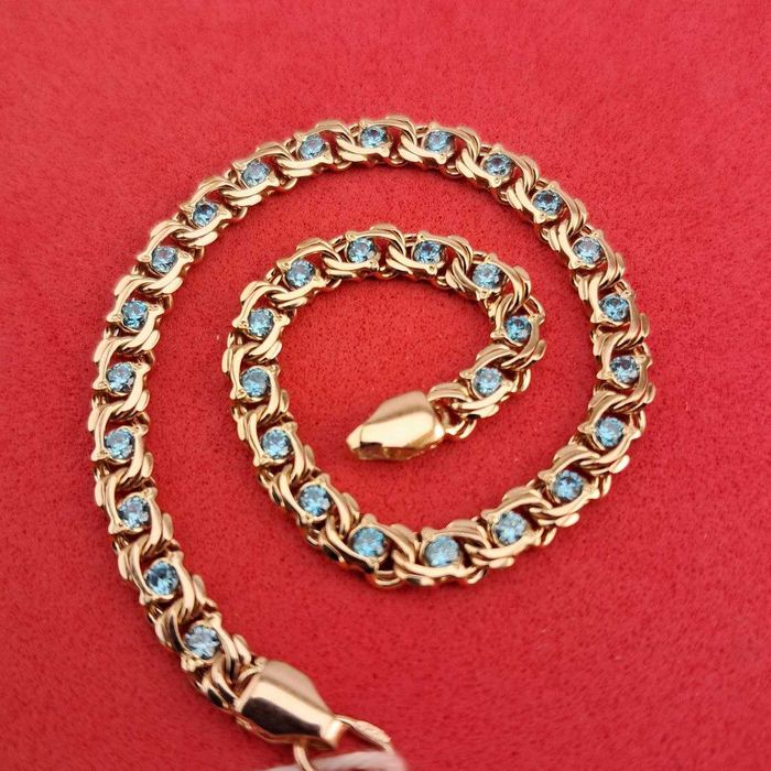 ‼Женский золотой браслет 6,16 гр 19 см Золото 585 браслетик