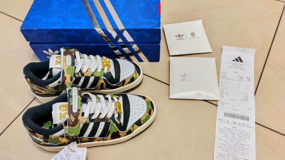 NOWE Adidas Low Bape r.36 2/3