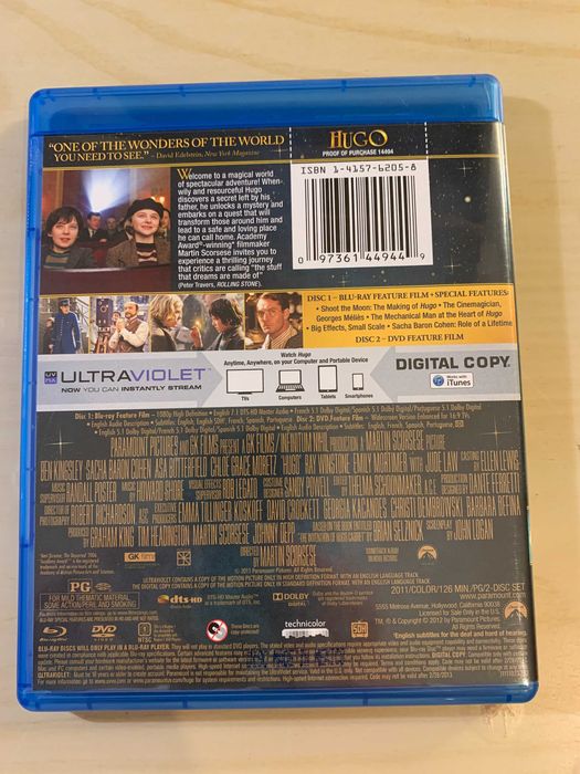 Hugo - Blu-ray + DVD