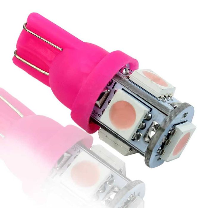 Żarówka LED T10 W5W Fioletowa | Idealna do licznika | NOWA