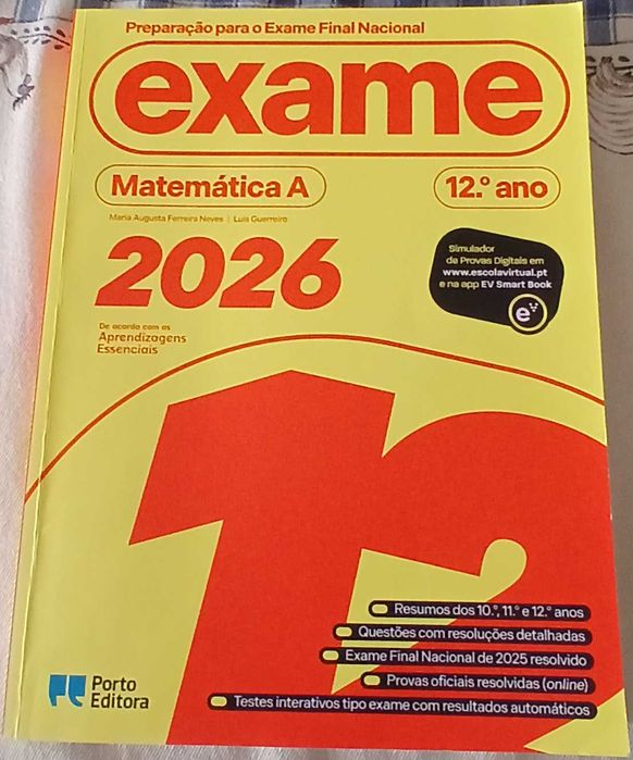 Lvro de preparação para exame nacional  -2026