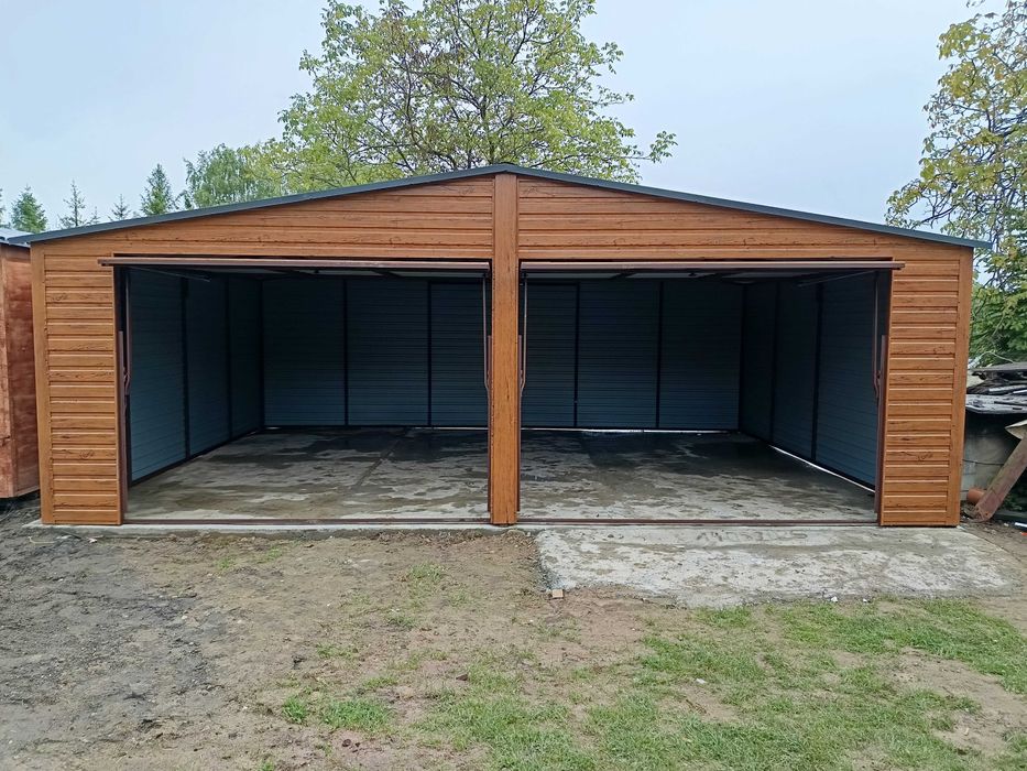 Garaż blaszany garaż blaszak garaże blaszane 7-5 6-6 profil poziom 7-6