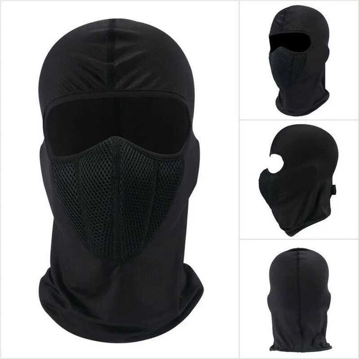 Balaclava multi-usos licra e algodão moto cafe racer scrambler