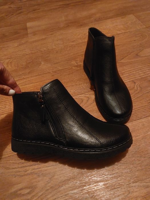 Демі черевики, екошкіра,прошиті