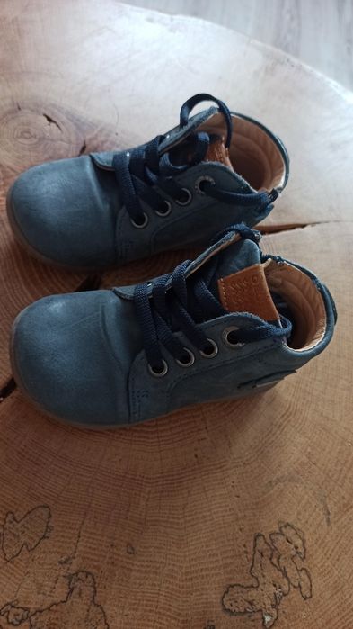 Skorzane recznie szyte trzewiki buciki geox r. 21