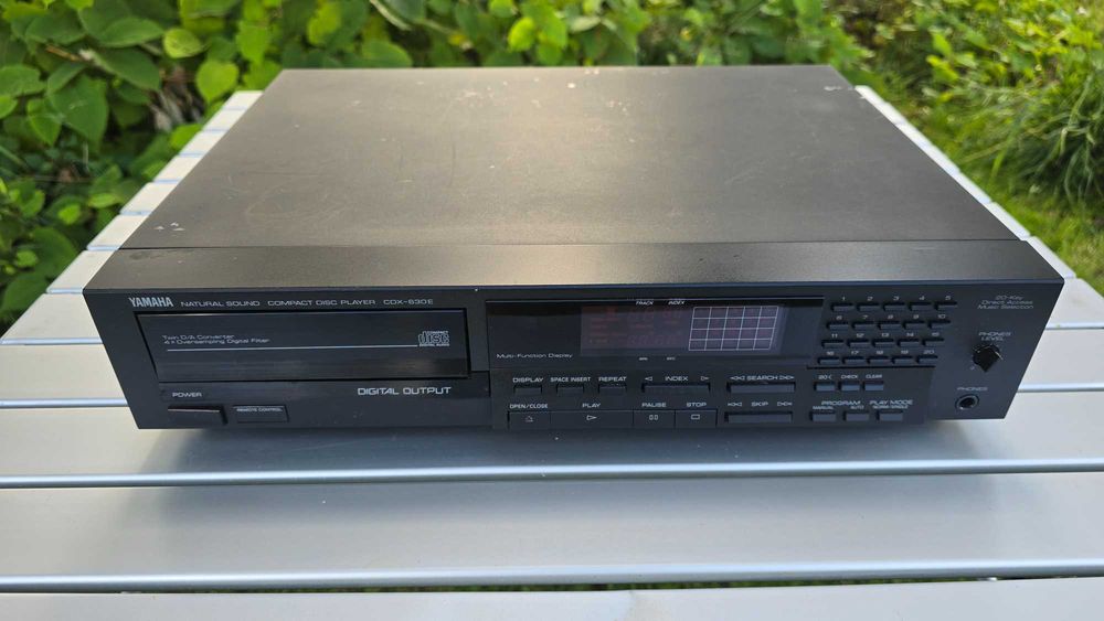 Dwa odtwarzacze CD Yamaha CDX-630E na przetworniku TDA1541 z pilotem!